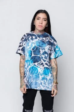 BROKEN PROMISES Shirts Night Terrors AOP Tee Blue