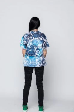 BROKEN PROMISES Shirts Night Terrors AOP Tee Blue