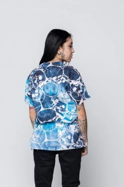 BROKEN PROMISES Shirts Night Terrors AOP Tee Blue