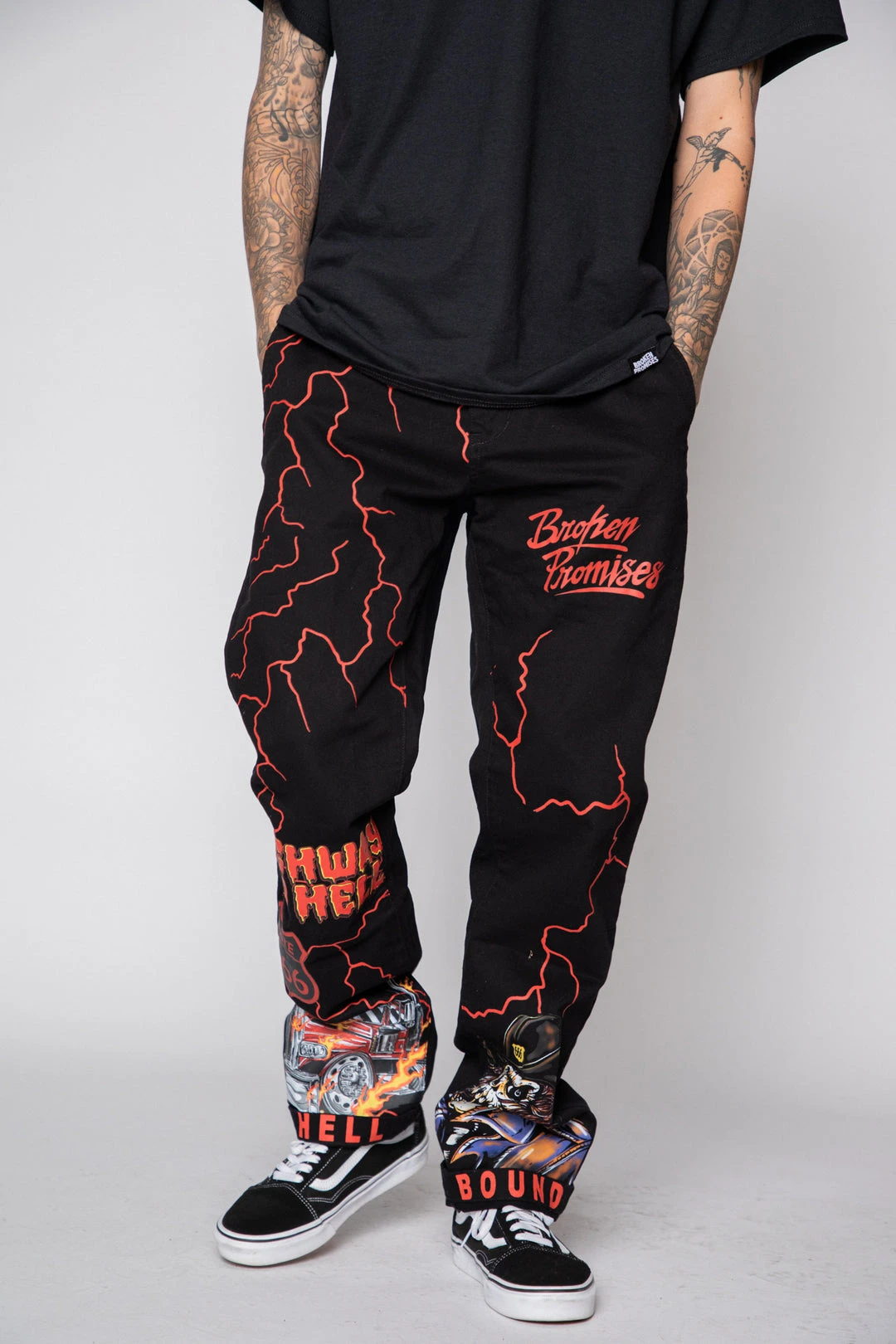 BROKEN PROMISES Highway To Hell Chino Pant