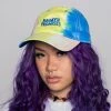 BROKEN PROMISES Wave Logo Sunset Tie Dye Hat