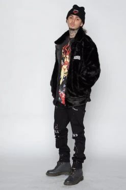 CASH Graveyard Faux Fur Jacket Outerwear