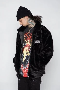 CASH Graveyard Faux Fur Jacket Outerwear