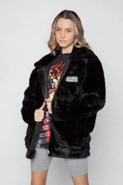 CASH Graveyard Faux Fur Jacket Outerwear