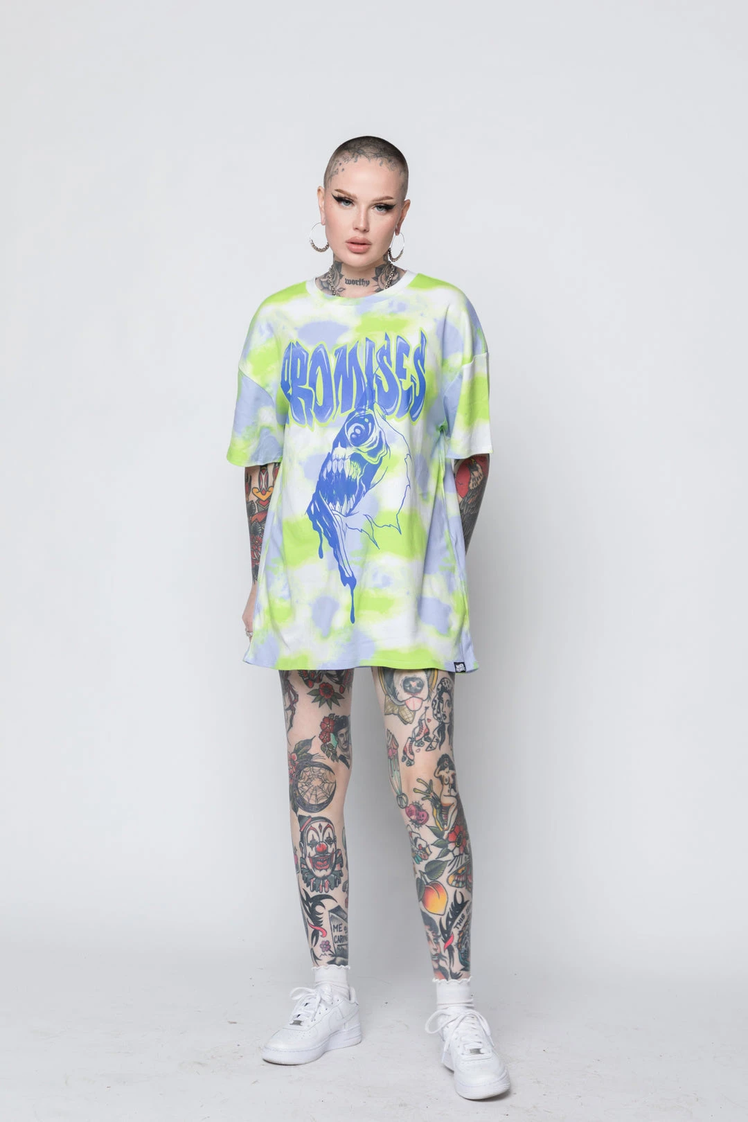 BROKEN PROMISES Inner Demons Tie Dye SS Tee Shirts