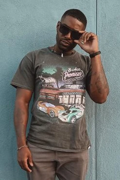 BROKEN PROMISES BP X Hot Wheels Look Both Ways Washed SST Blk