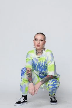 BROKEN PROMISES Inner Demons Tie Dye SS Tee Shirts