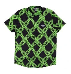 BROKEN PROMISES Link Up Button-Up Shirt Shirts