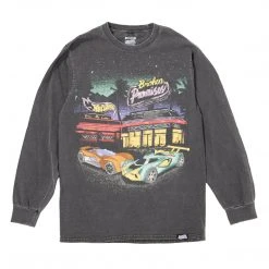 BROKEN PROMISES BP X Hot Wheels Look Both Ways Long Sleeve Shirts