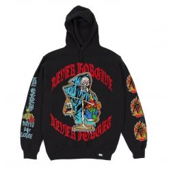 BROKEN PROMISES Never Forgive Hoodie Black