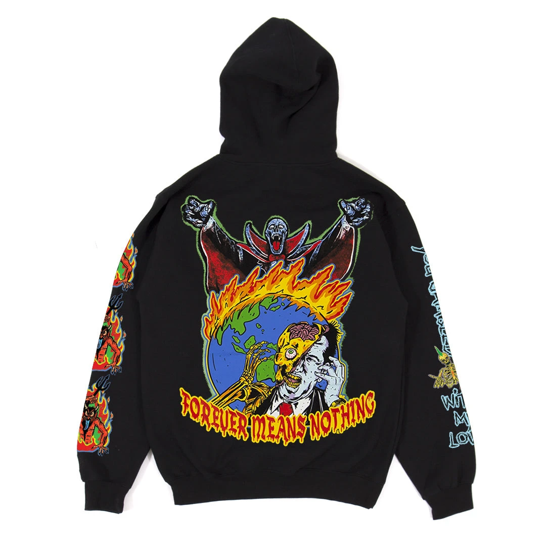 BROKEN PROMISES Never Forgive Hoodie Black