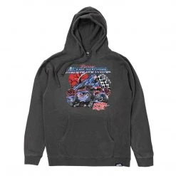 BROKEN PROMISES Not A Long Time Pigment Dye Hoodie