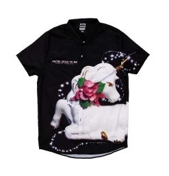 BROKEN PROMISES Shirts Porcelain Button Up Shirt