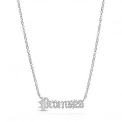 BROKEN PROMISES Promises Necklace Bling Silver