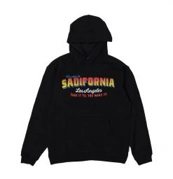 BROKEN PROMISES Hoodies Sadifornia Hoodie Black