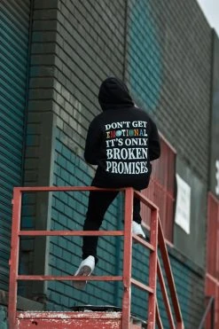 BROKEN PROMISES Emotional Hoodie