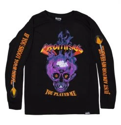 BROKEN PROMISES Shirts Shoot Your Shot L/S Black