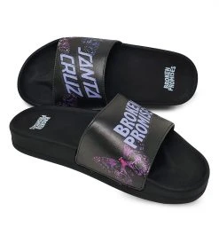 BROKEN PROMISES BP X SC Flutter Slides Black Accessories