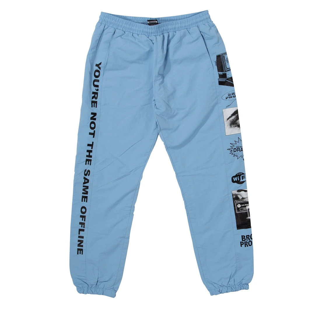 BROKEN PROMISES Social Media Drama Blue Jogger Bottoms