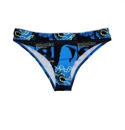 BROKEN PROMISES Swim Tempted Bikini Bottom Blue