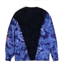 BROKEN PROMISES Thornless V-Tie Dye L/S Black Shirts