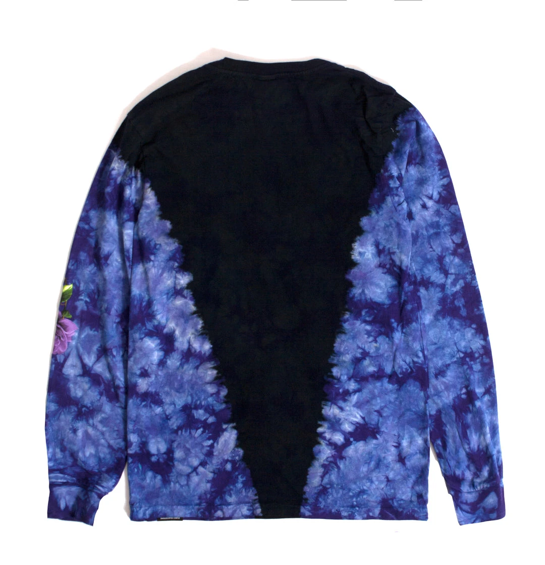 BROKEN PROMISES Thornless V-Tie Dye L/S Black Shirts