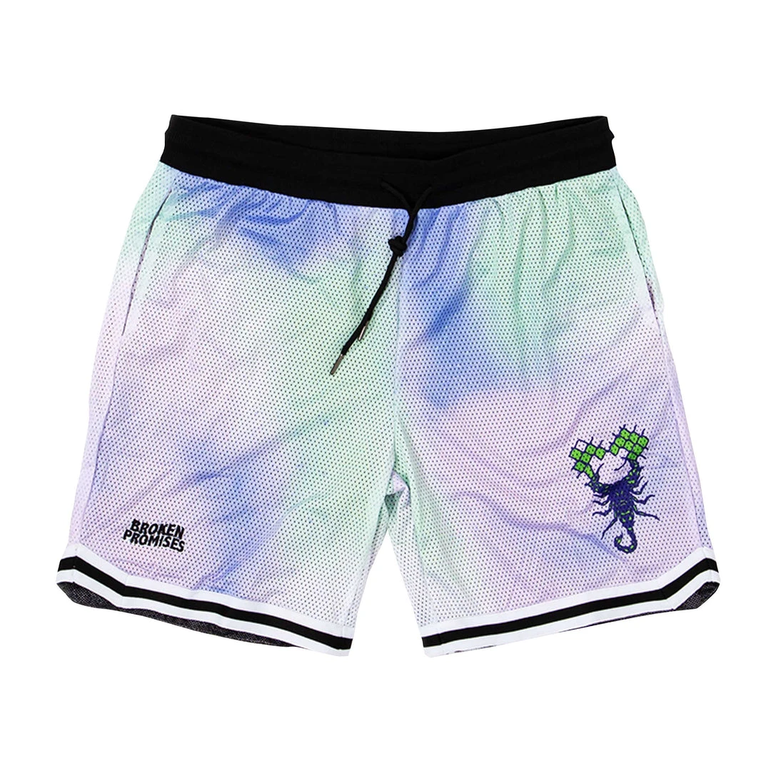 BROKEN PROMISES Unsaid Tie Dye Shorts
