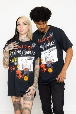 BROKEN PROMISES BP X Casper Playing Games Tee Black
