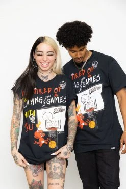 BROKEN PROMISES BP X Casper Playing Games Tee Black