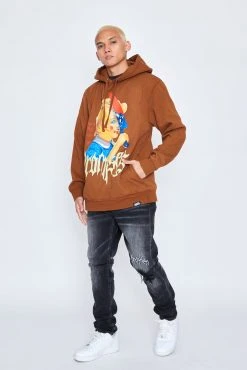 CASH Hoodies Play Fight Hoodie Caramel