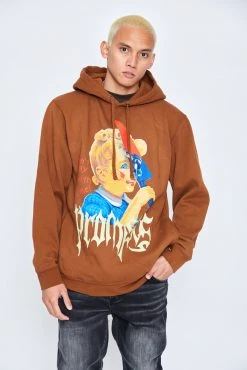CASH Hoodies Play Fight Hoodie Caramel