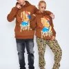 CASH Hoodies Play Fight Hoodie Caramel