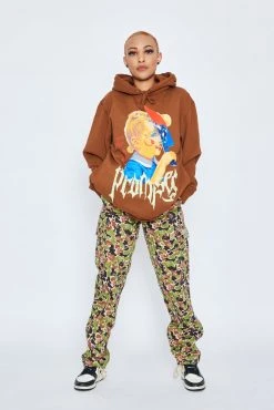 CASH Hoodies Play Fight Hoodie Caramel