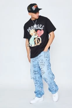 CASH Shirts Snakes Tee Black