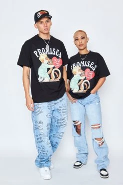 CASH Shirts Snakes Tee Black