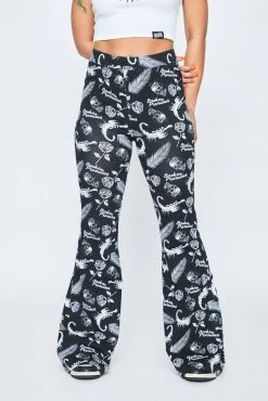 BROKEN PROMISES Bottoms Tropic Disaster Flare Pant