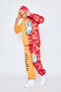 CASH Fake Friends Split Dye Hoodie Hoodies