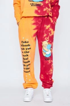 CASH Fake Friends Split Dye Sweats Bottoms