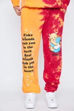 CASH Fake Friends Split Dye Sweats Bottoms