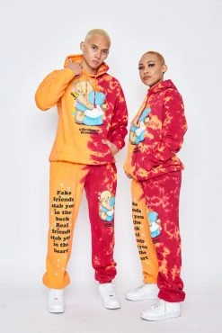 CASH Fake Friends Split Dye Sweats Bottoms