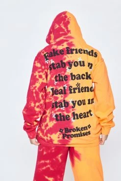 CASH Fake Friends Split Dye Hoodie Hoodies