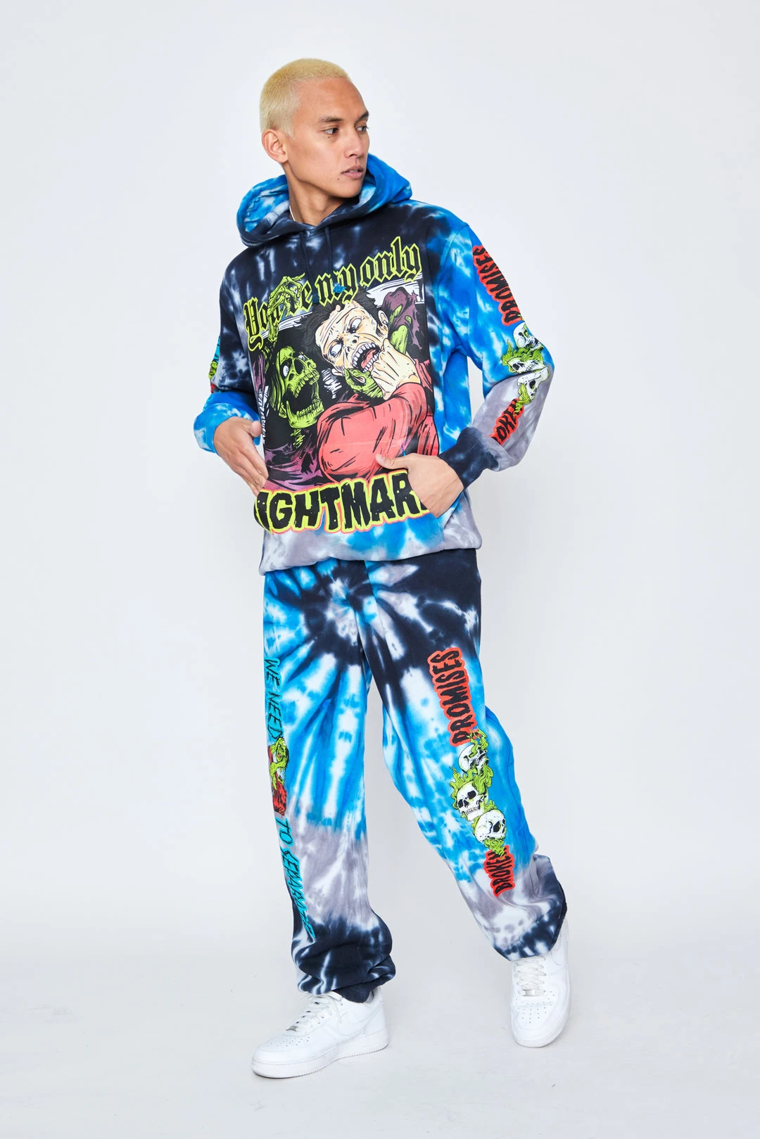 CASH Hoodies Only Nightmare Spiral Dye Hoodie