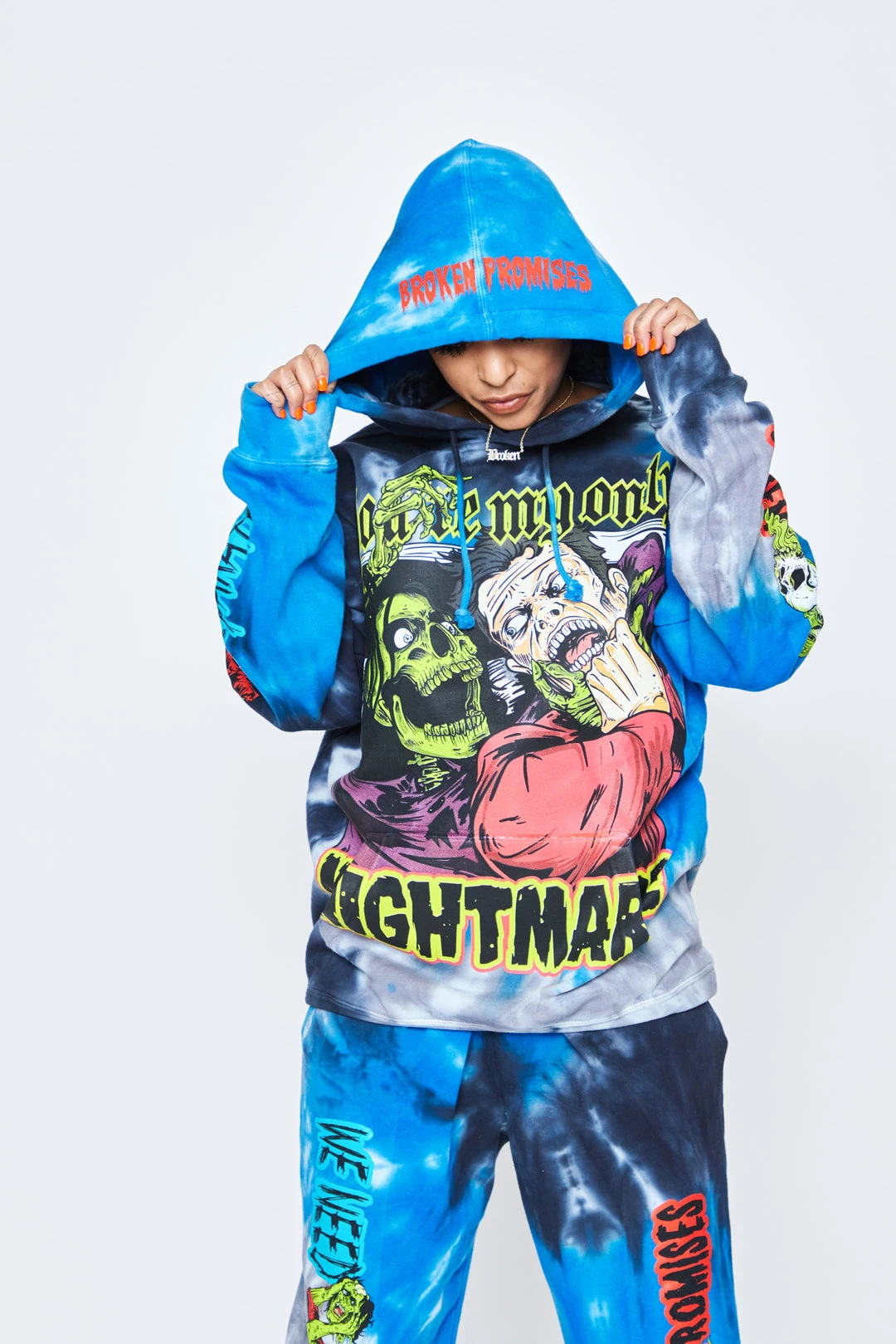 CASH Hoodies Only Nightmare Spiral Dye Hoodie