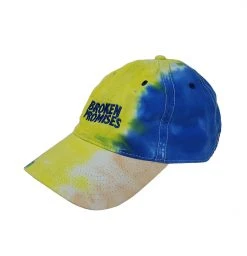 BROKEN PROMISES Wave Logo Sunset Tie Dye Hat