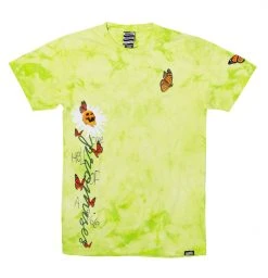 CASH Shirts Pour Out Tie Dye Tee Lemon Lime