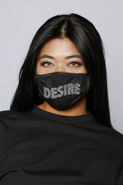 CASH Sale Desire Rhinestone Face Covering