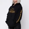 BROKEN PROMISES Evermore Hoodie Blk/Yellow