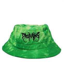 CASH Sale Graveyard Bucket Hat Spider Dye Lime