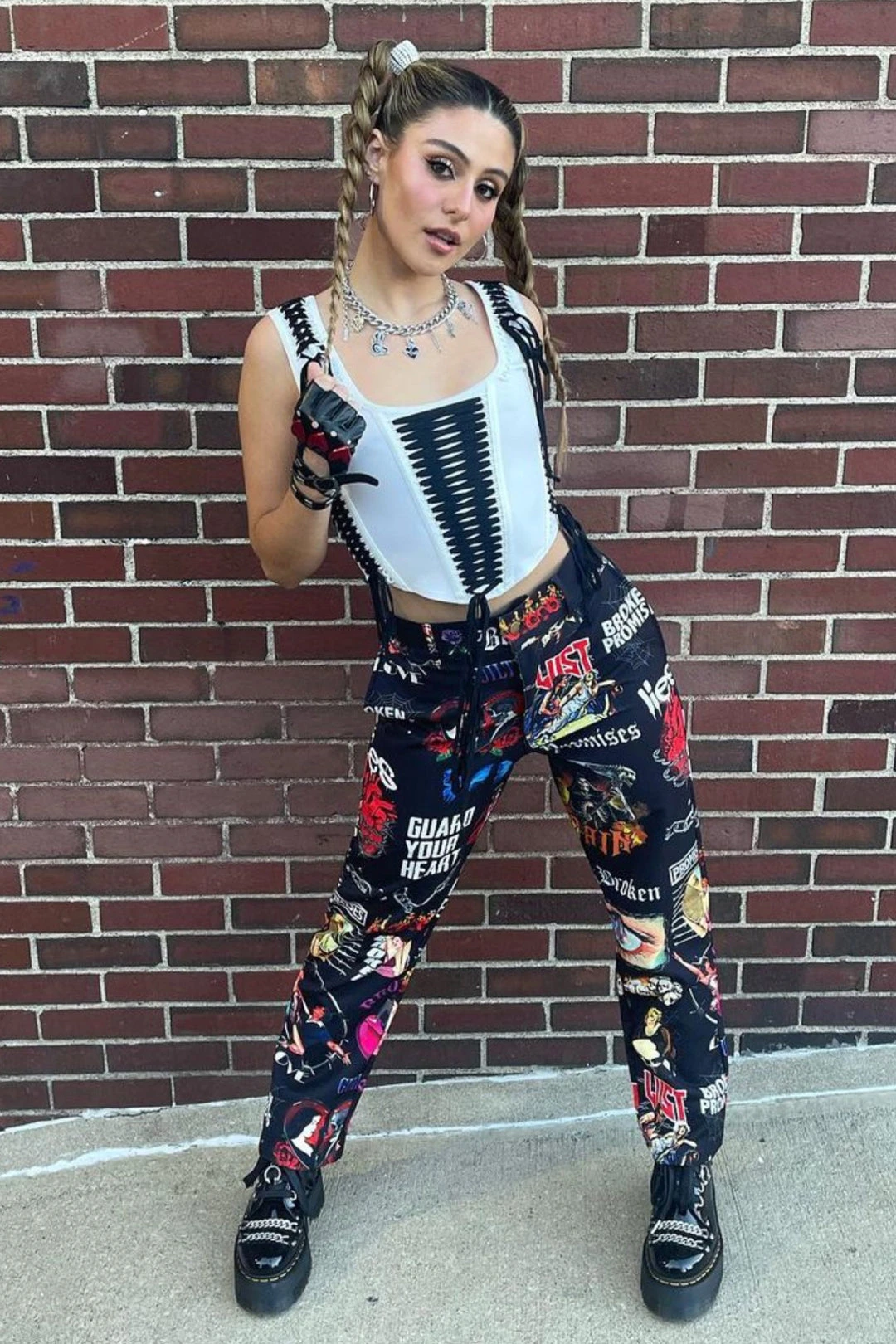 BROKEN PROMISES Bottoms Guilty Pleasure Skate Pant Black