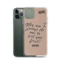 Broken Promises Co Text First IPhone Case Phone Cases